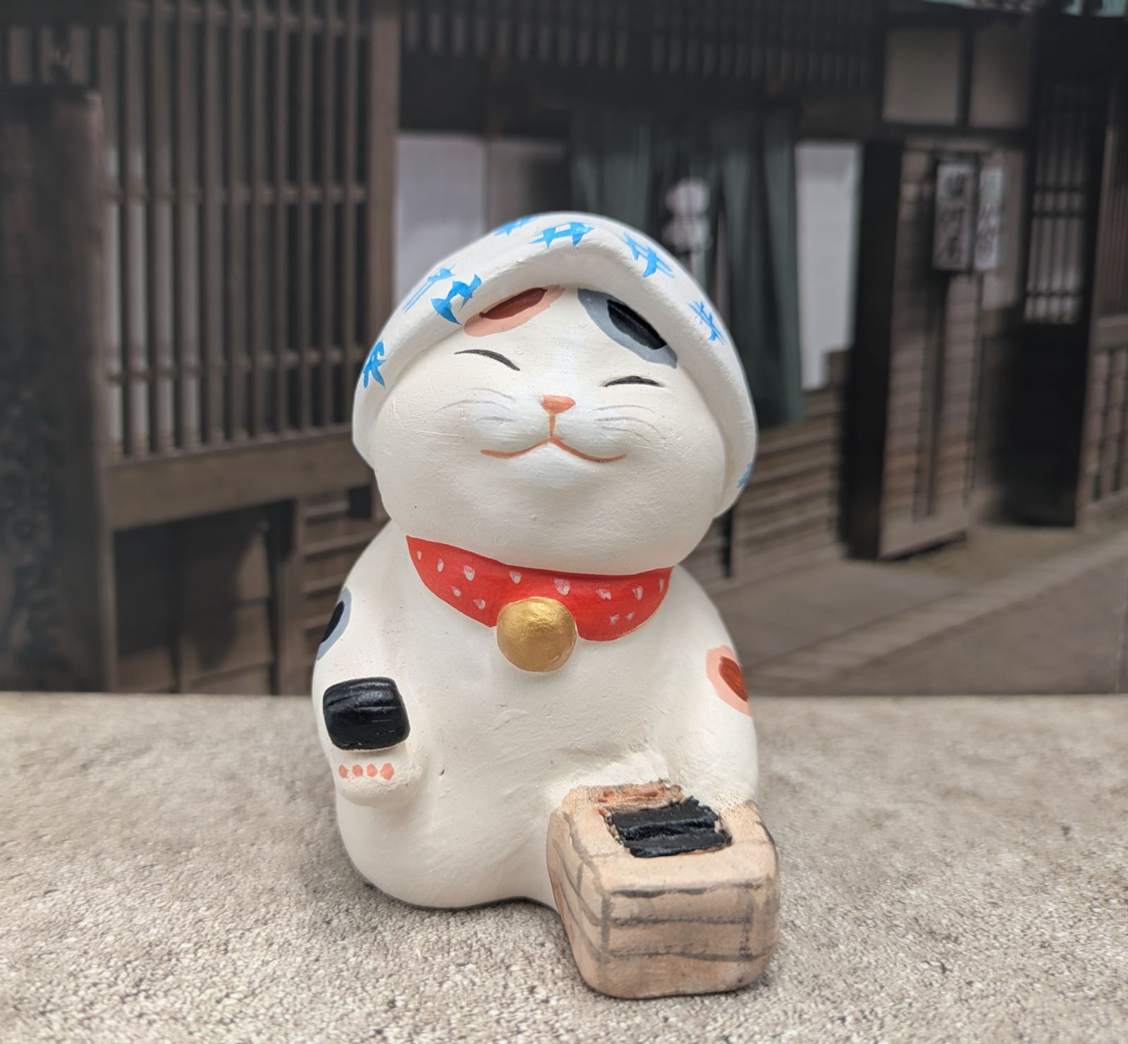 縁起物 招き猫 もりわじん 置物 すみばぁ すみばあ