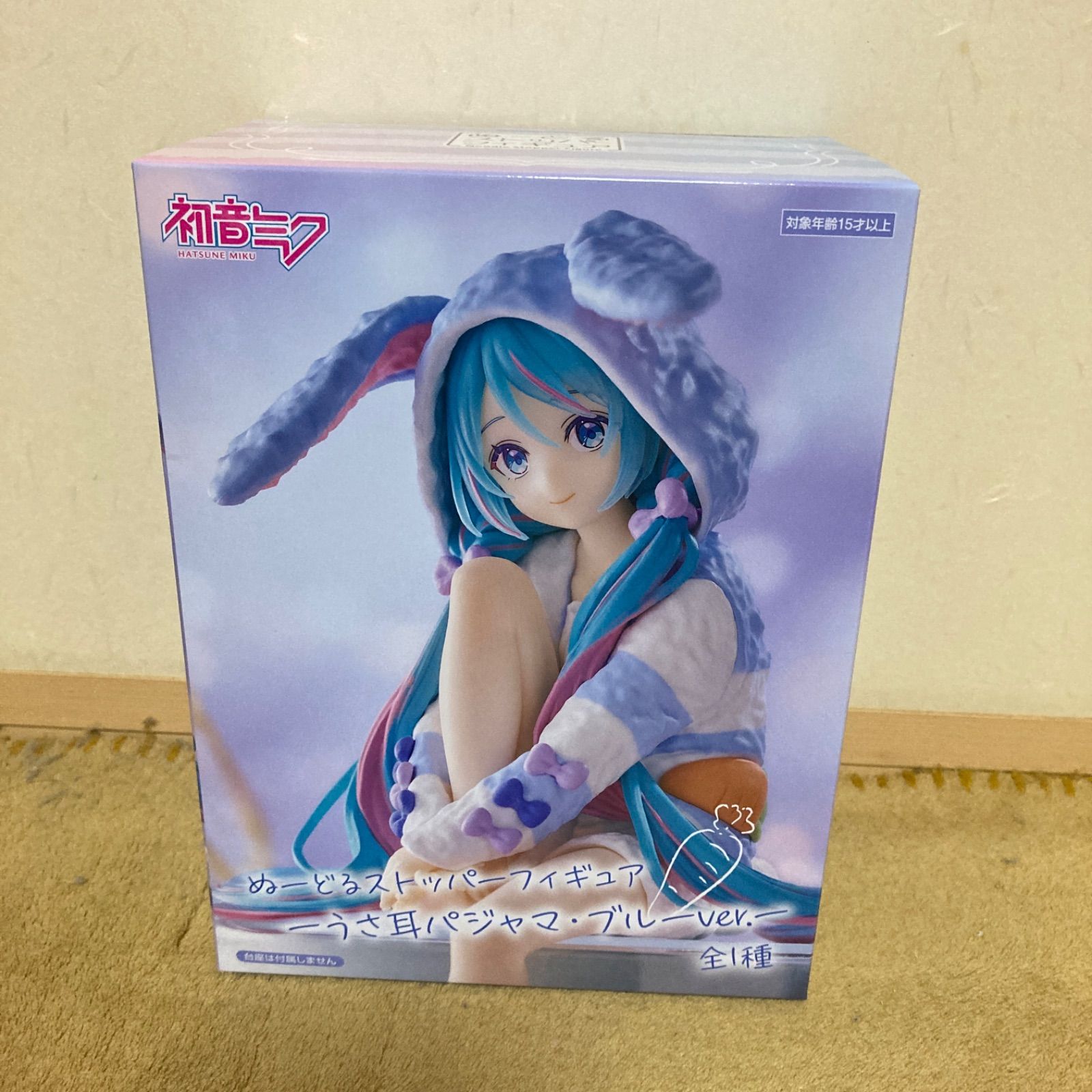 初音ミク フィギュア うさ耳パジャマ・ブルー 水着 36個 イラストレーター・へちま氏が描く、もこもこのうさ耳パジャマ姿