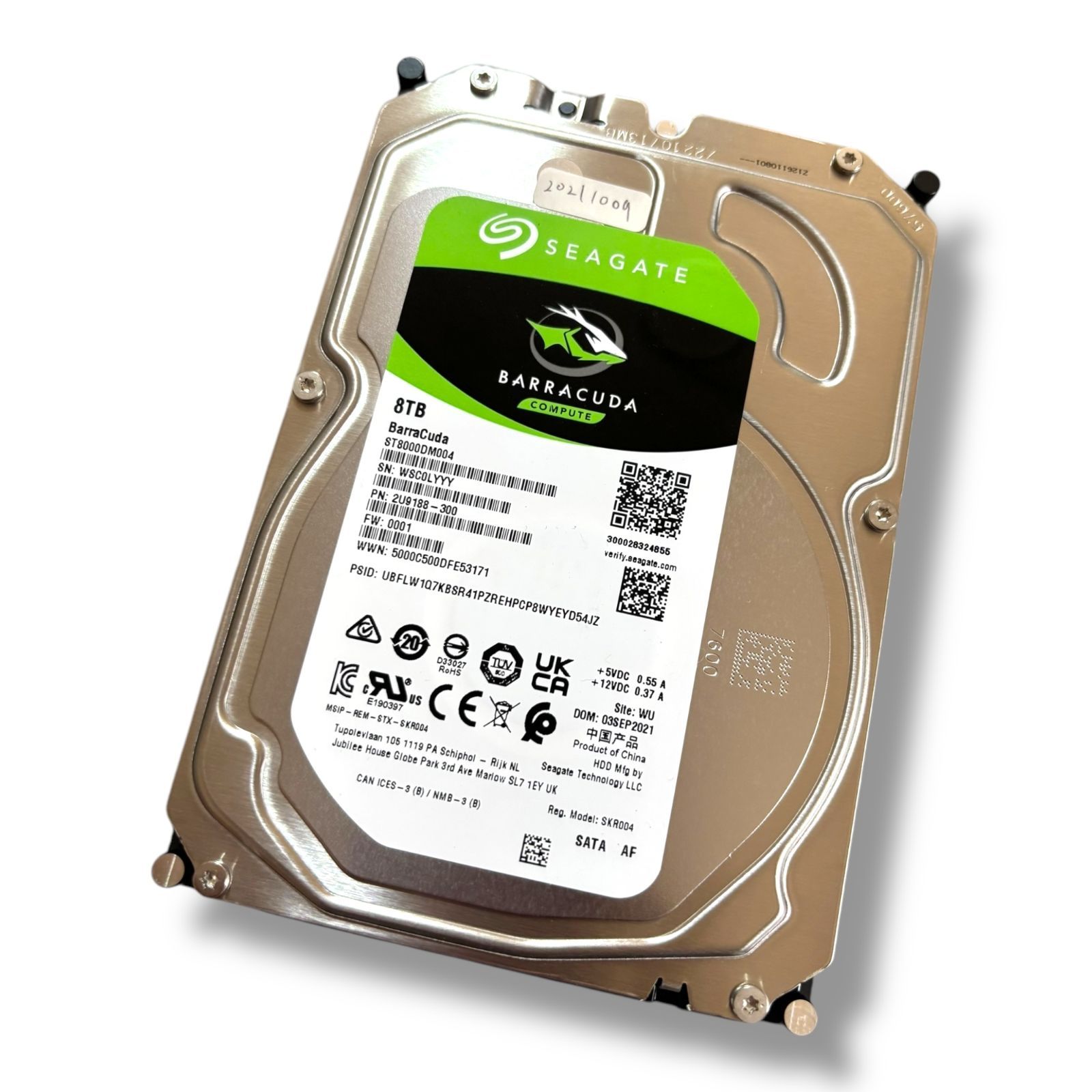 中古] Seagate BarraCuda 8TB HDD ST8000DM004 [管理番号1760