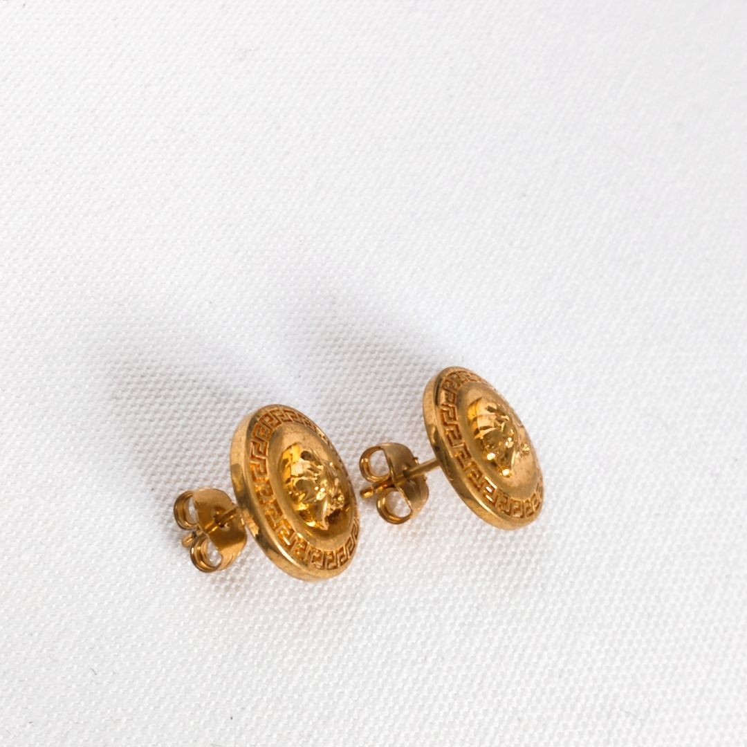 新品未使用】VERSACE☆ヴェルサーチェ トリビュート スタッズピアス 
