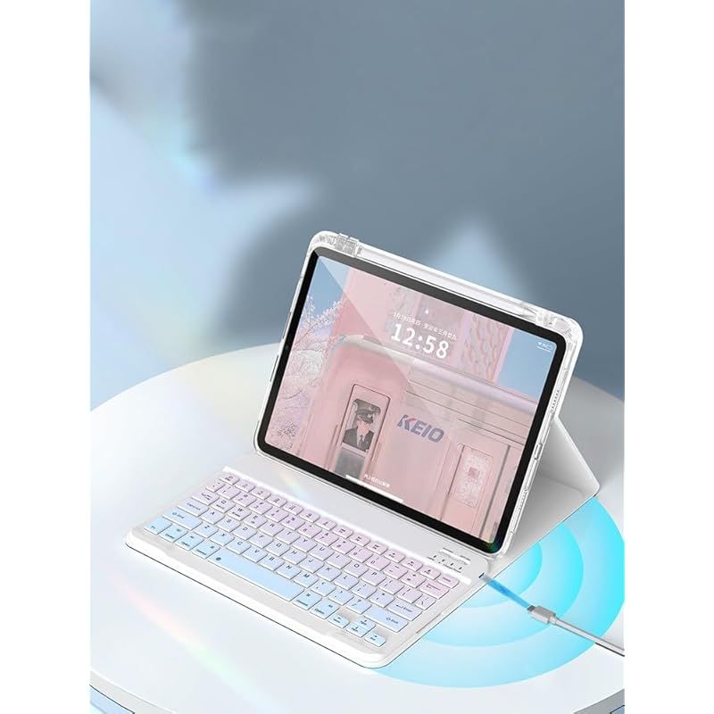 在庫限り】GOOVEN マウス付き iPad 10/11 ケース キーボード スタンド