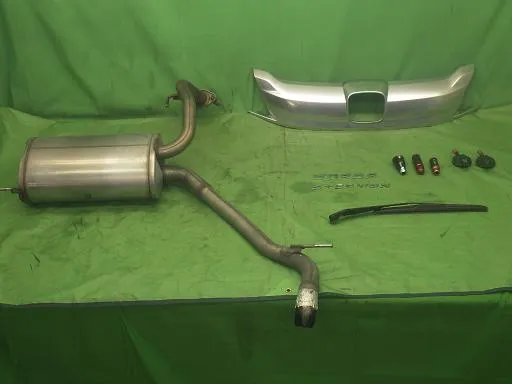 27日まで出品】RP5 ステップワゴン 社外マフラー フランジサイレンサー