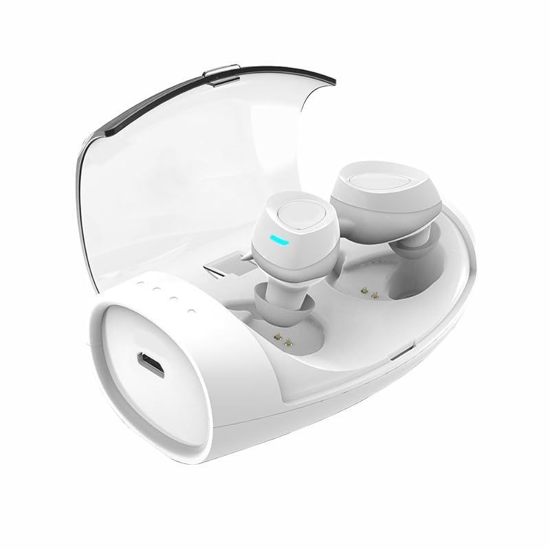 【特価商品】COOGUY TWS 完全ワイヤレス イヤホン Bluetooth イヤホン スポーツイヤホン 左右分離型 2台接続可 片耳 両耳ステレオ タッチ操作 マイク付き 超小型 超軽量 IPX5防水 充電式収納ケース