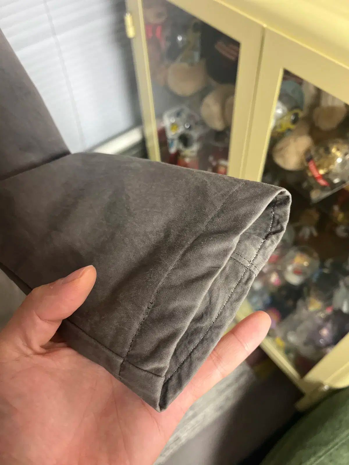 オリーブグレー コットン