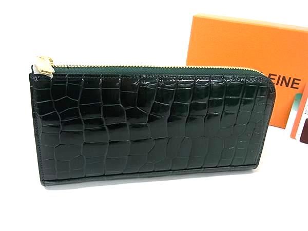 □極上□本物□JRA公認□新品同様□ HALEINE アレンヌ クロコダイル L  