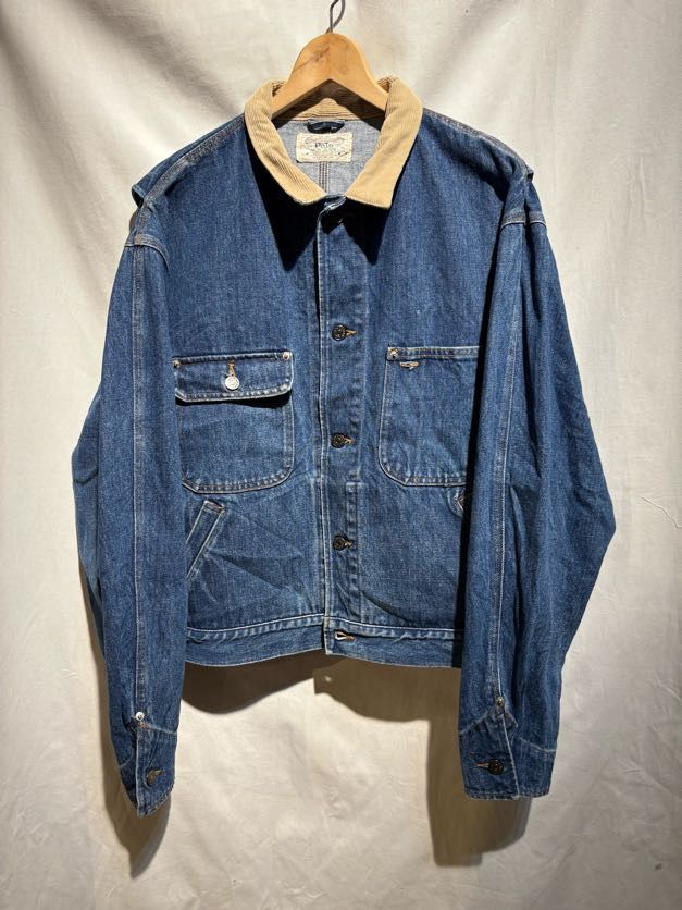 80年代 80’s Ralph Lauren デニムジャケット USA製 ヴィンテージ 古着【V-91】