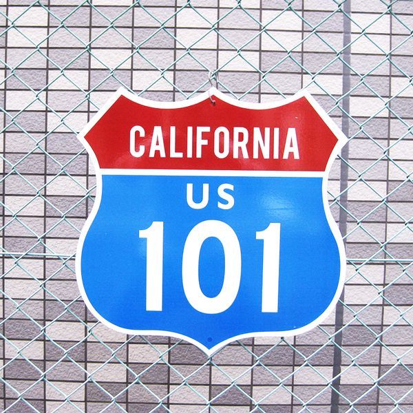 アメリカントラフィックサイン (カリフォルニア101) 46×46cm 道路標識 - メルカリ