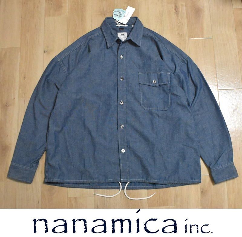 新品 nanamica ナナミカ Chambray CPO Shirt Jacket 【M】【XL 
