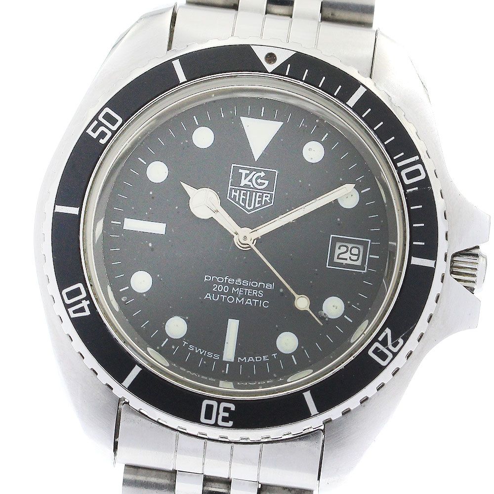 タグホイヤー TAG HEUER 844|5 プロフェッショナル 200m デイト Cal.2824-2 自動巻き メンズ_876483