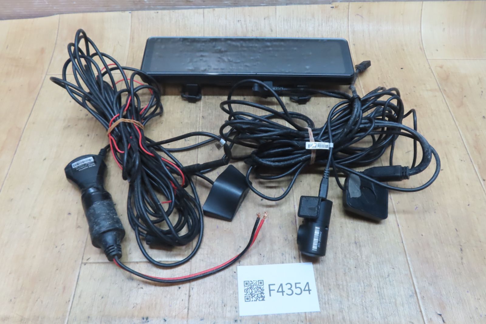 動作保証付 F4354|FRC FIRSTCOM FC-DR-MS22 ミラー型|タイプ 前後2カメラ|フロント|リア|ドライブレコーダー|ドラレコ 32GB|SDカード付