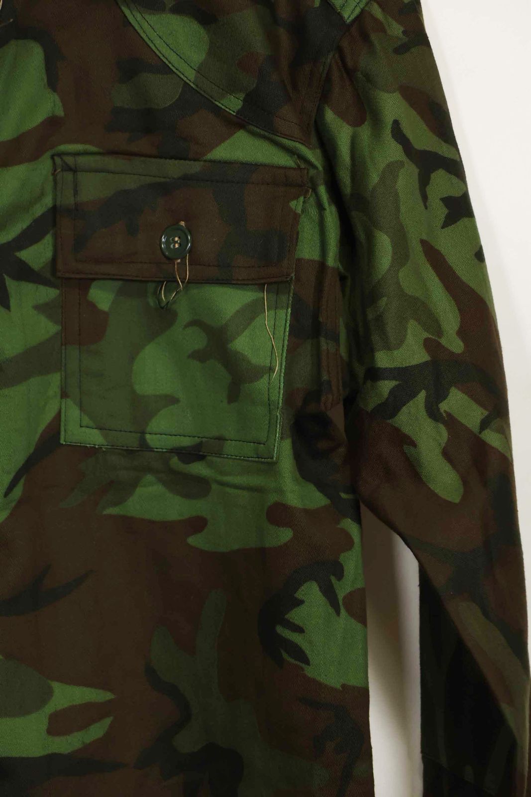 1960年代 米軍アドバイザー ARVN BDQレンジャー シャツ リーフ迷彩