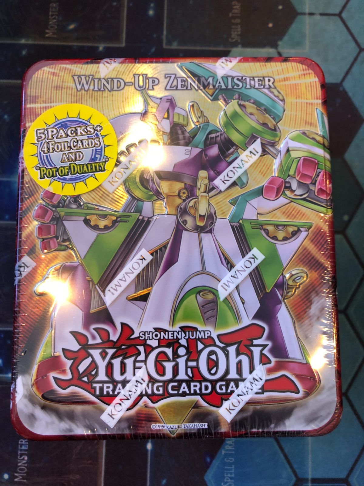 遊戯王 collectible tin 2011 ゼンマイスター 他 Amazon.com: Yugioh Wind-up Zenmaister Tin : Toys & Games