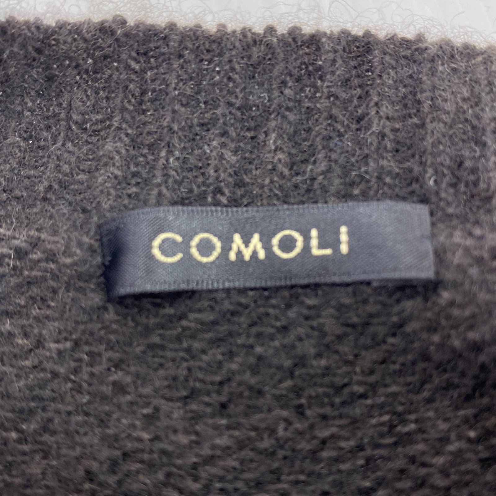 COMOLI 22AW カシミヤクルーネックニットセーター 3 ブラウン - メルカリ