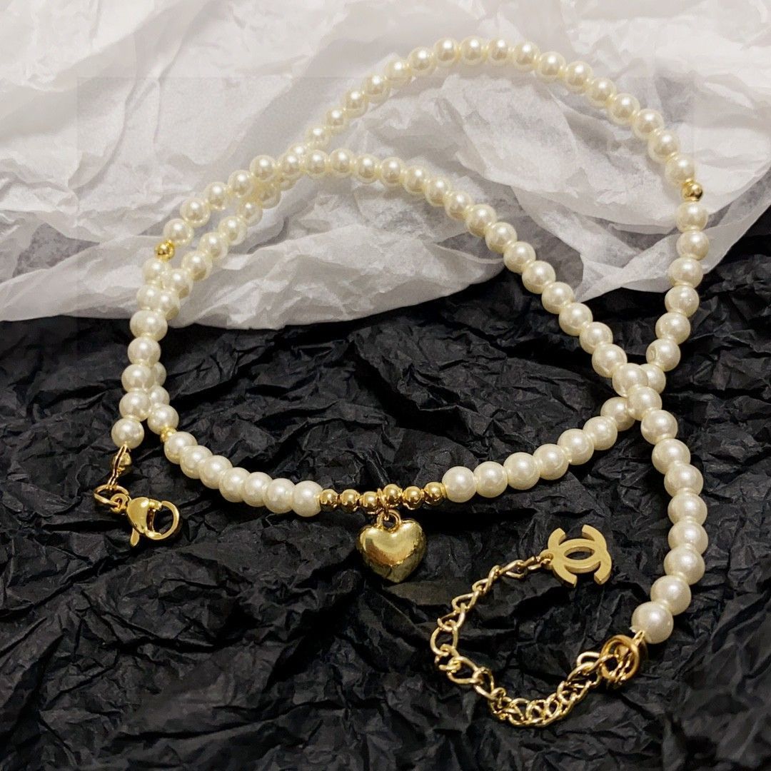 今季コレクションモデル着用♪ CHANEL パールネックレス 23B☆新作【CHANEL】パール ネックレス (CHANEL/ネックレス
