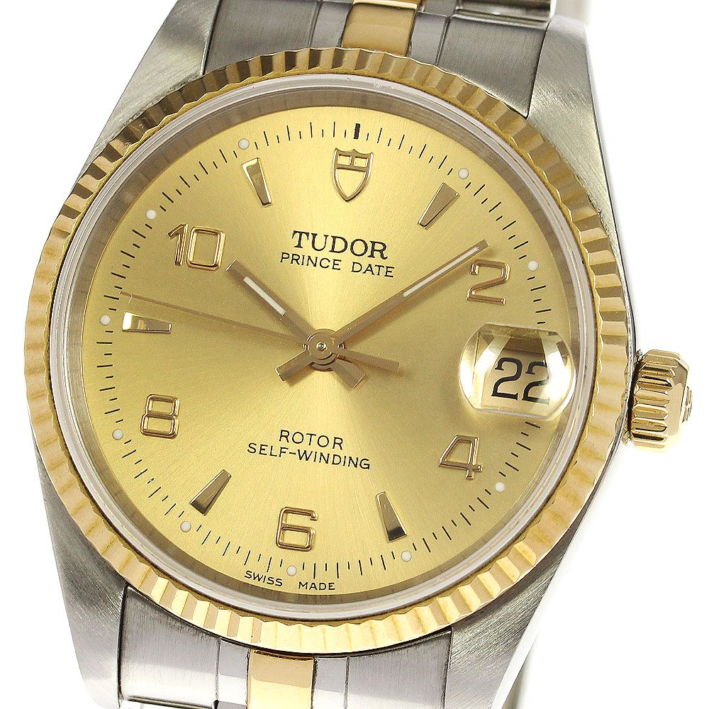 チュードル TUDOR 72033 プリンスデイト YGベゼル Cal.2824-2 自動巻き ...