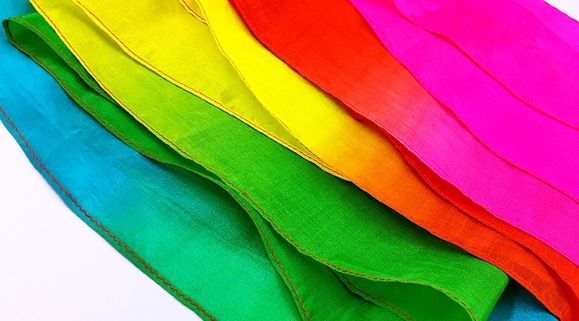 レインボーシルクファウンテンストリーマ・Rainbow Silk Fountain 