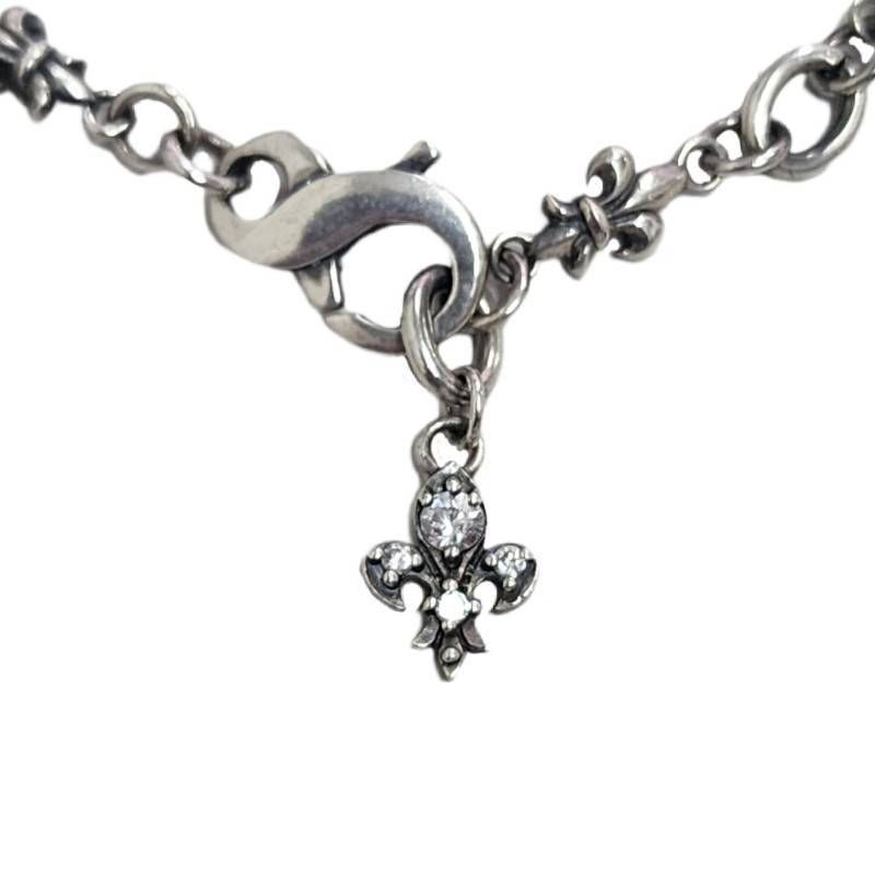 美品！PATRICK COX silver925 ブレスレット 百合の紋章 パトリック コックス silver925 ストーン ユリの紋章 ブレスレット