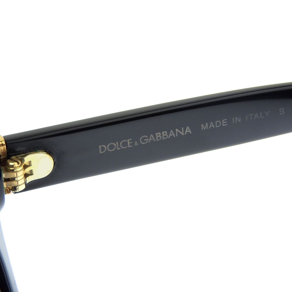 【本物保証】 布袋付 超美品 ドルチェ＆ガッバーナ DOLCE&amp;GABBANA ドルガバ D＆G DG サングラス ブラック 53□20 4311 F ハート 柄入 本物保証】 布袋付 超美品 ドルチェ＆ガッバーナ DOLCE&GABBANA