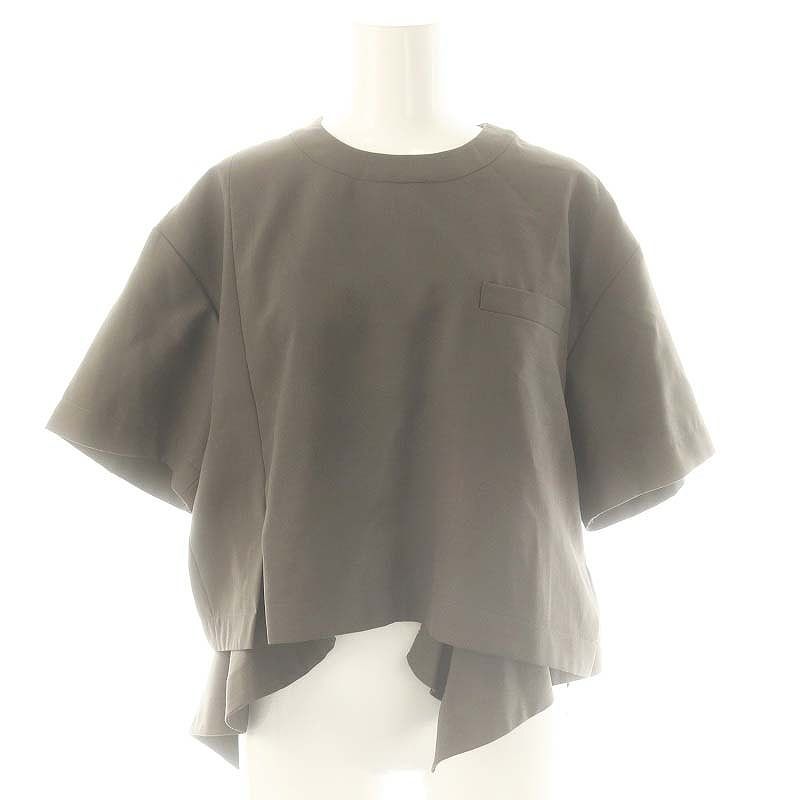 サカイ sacai 24SS Suiting Pullover プルオーバー Taupe