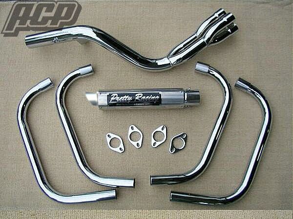 CB400four NC36 プリティーレーシング 4-2-1マフラー プリティー製 CB400 FOUR NC36 流 タイプ1 4-2-1 マフラー