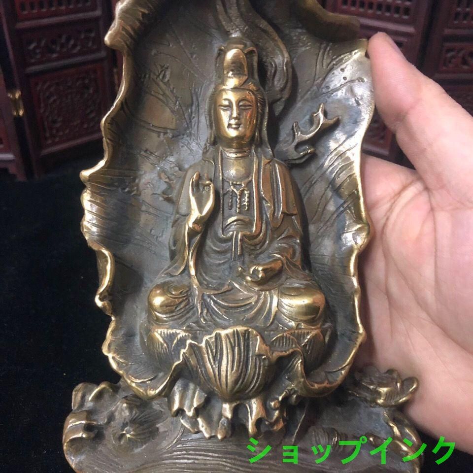 鉄器  鉄仏  蓮華坐観音菩薩仏像 縁起物  装飾品 工芸品 美術品 置物 鉄器 鉄仏 蓮華坐観音菩薩仏像 縁起物 装飾品 工芸品 美術品 置物