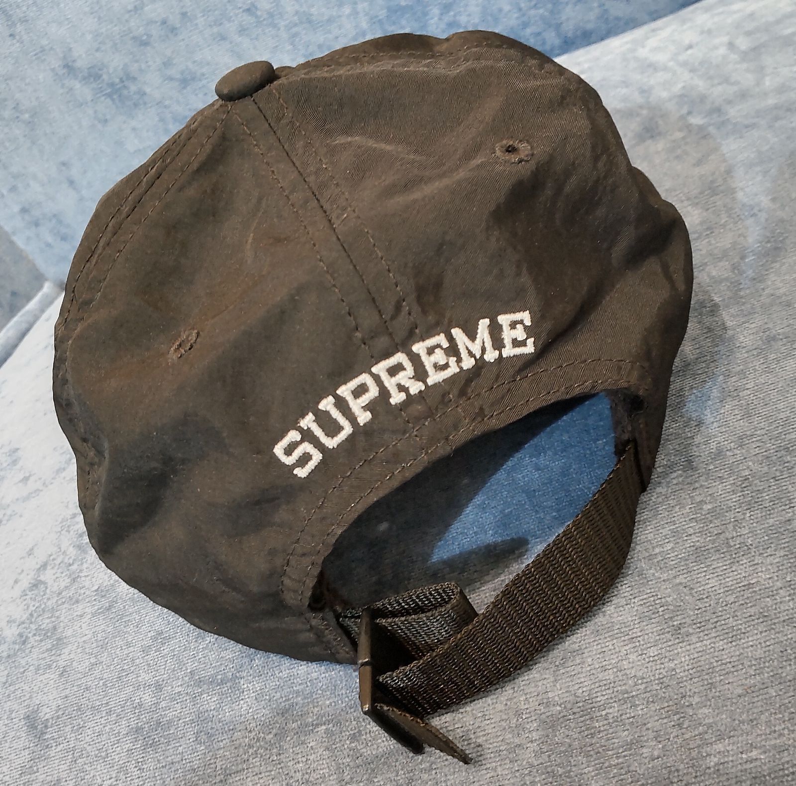 supreme ナイロン6パネルキャップ　ブラック Supreme 'Survival Nylon 6 Panel Cap'6パネル ナイロン