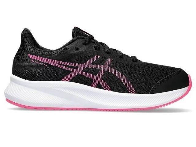 asics アシックス PATRIOT 13 GS ブラック/HOT 22.5cm 1014A267 3 | ファッション小物 スポーツ 運動 靴 くつ シューズ 子供用 子供 子ども用 子供靴 キッズ ジュニア ランニング デイリー 履き心地 クッシ