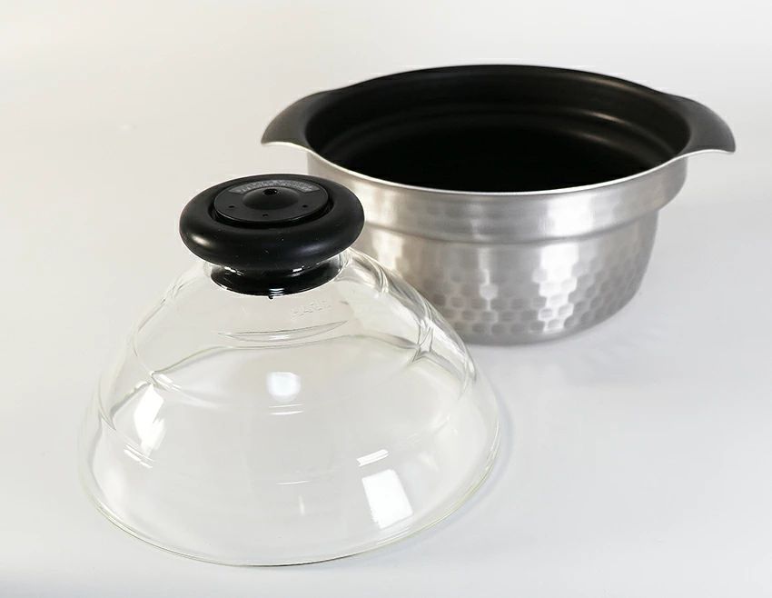 ♥品 ハリオ フタがガラスのIH対応 ご飯釜 雪平 1合～3合用 おしゃれ 炊飯 煮物 GIS-200 SKLAD-KIRPICHA_RU