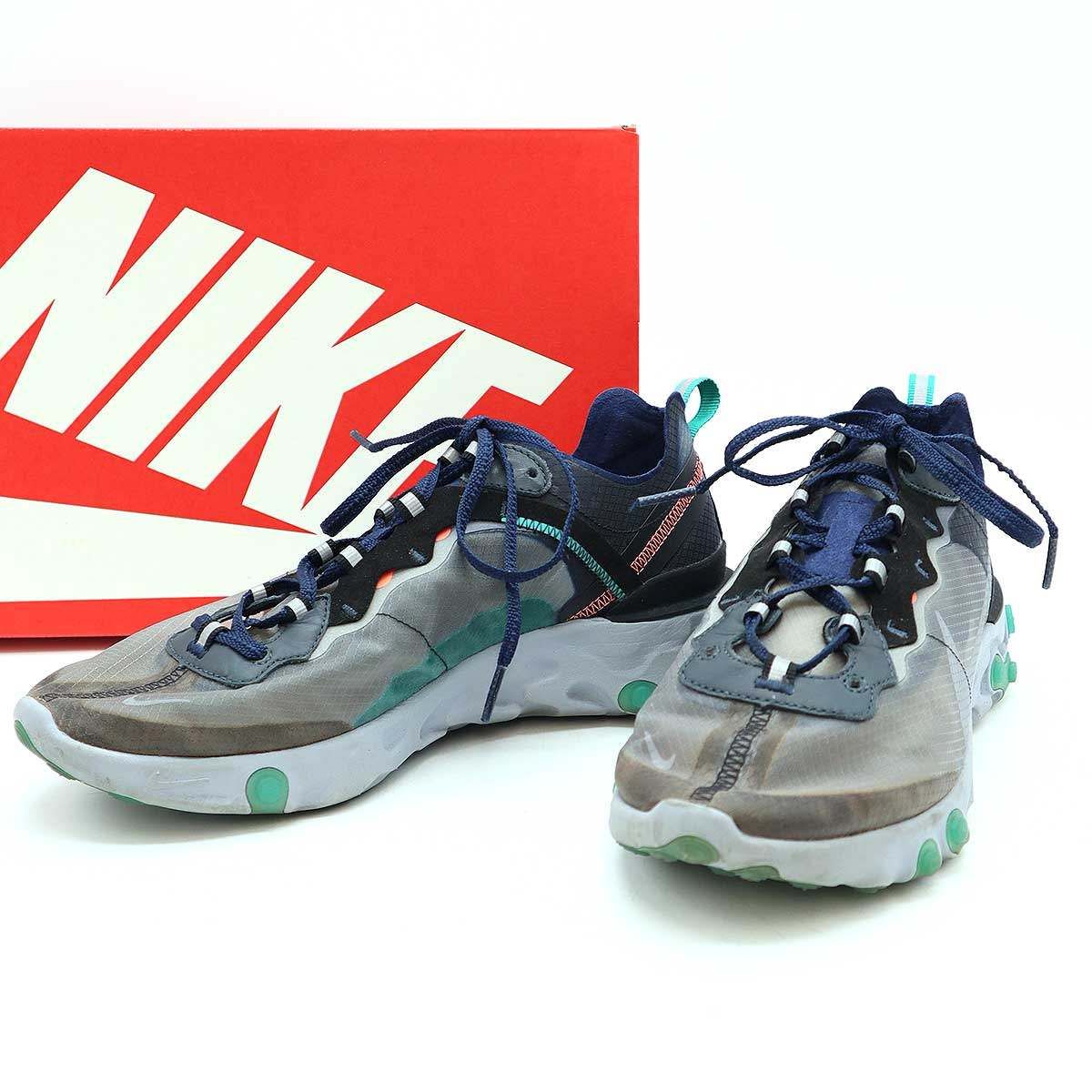 NIKE ナイキ REACT ELEMENT 87 ローカットスニーカー ミックス 27cm 