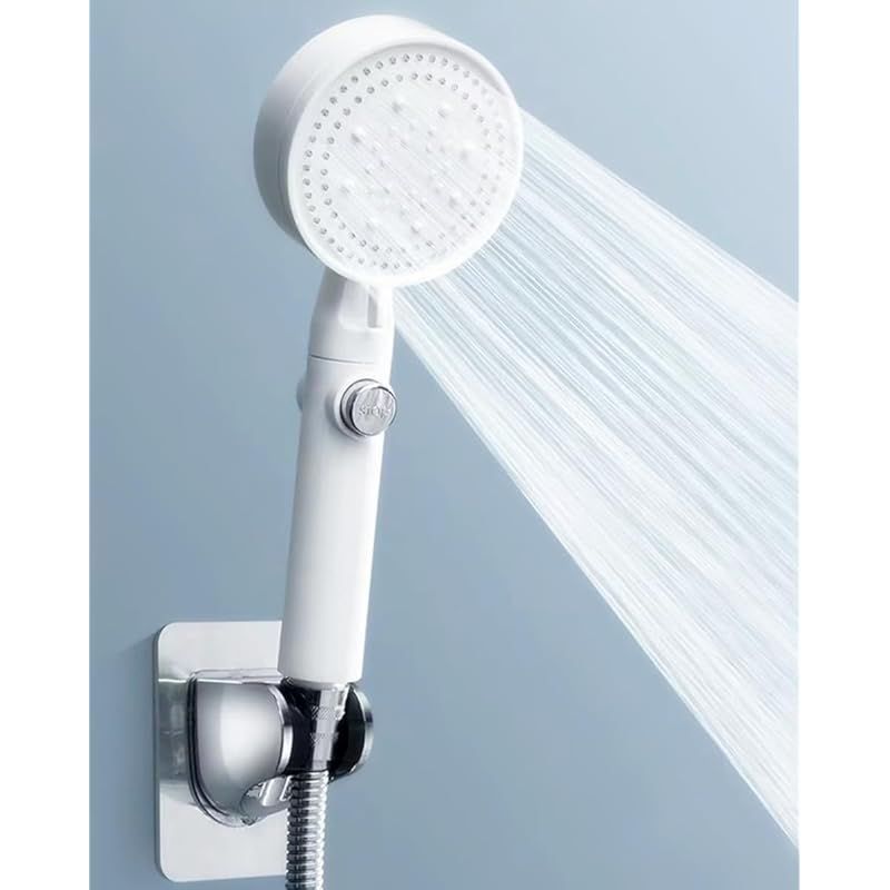 シャワーヘッド ミスト シャワー80%節水 増圧 一時止水 ABS 5階段 シャワーヘッド ミスト シャワー80%節水 増圧 一時止水 ABS 5