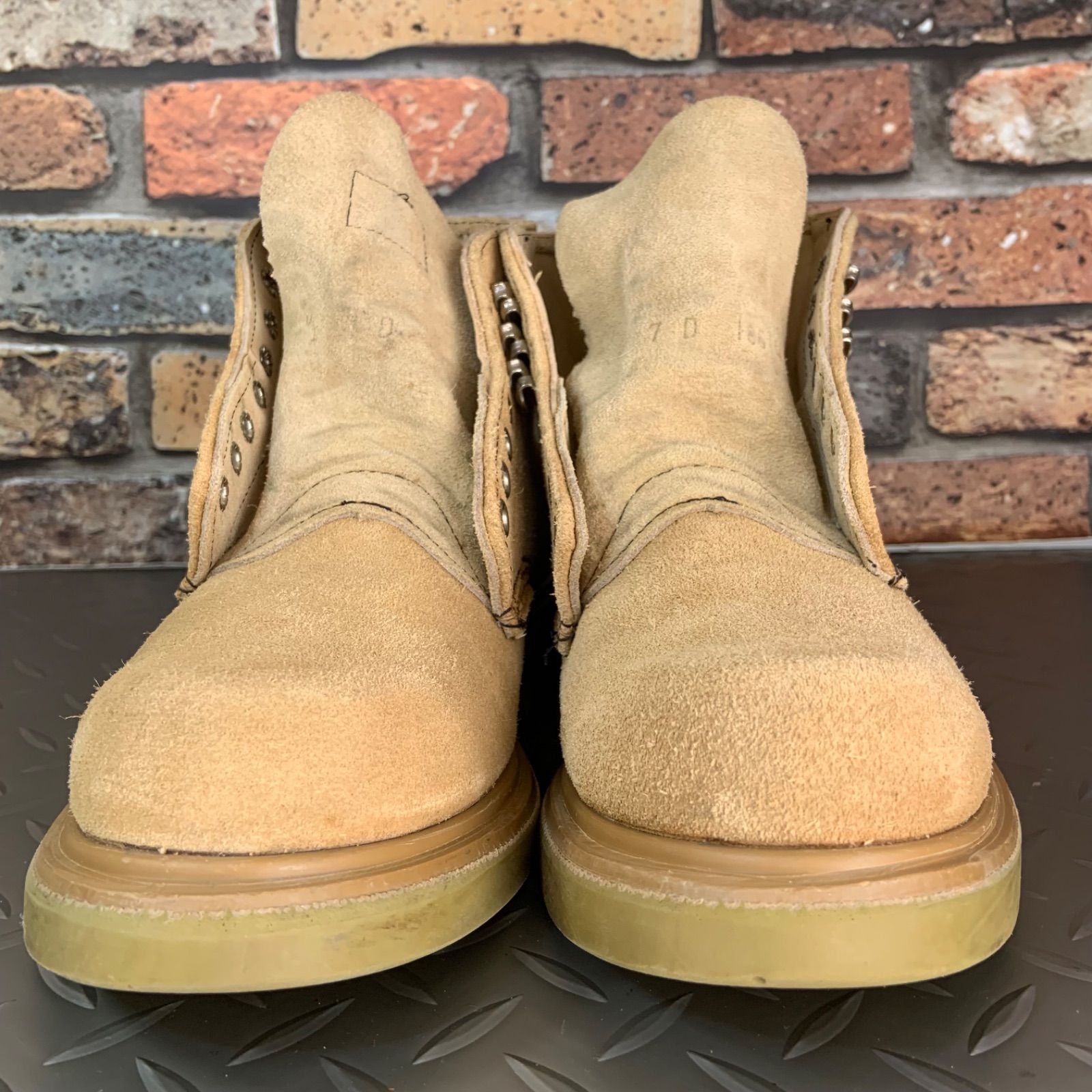 ☆REDWING 8128 刺繡羽タグ スーパーソール ラウンドトゥワークブーツ