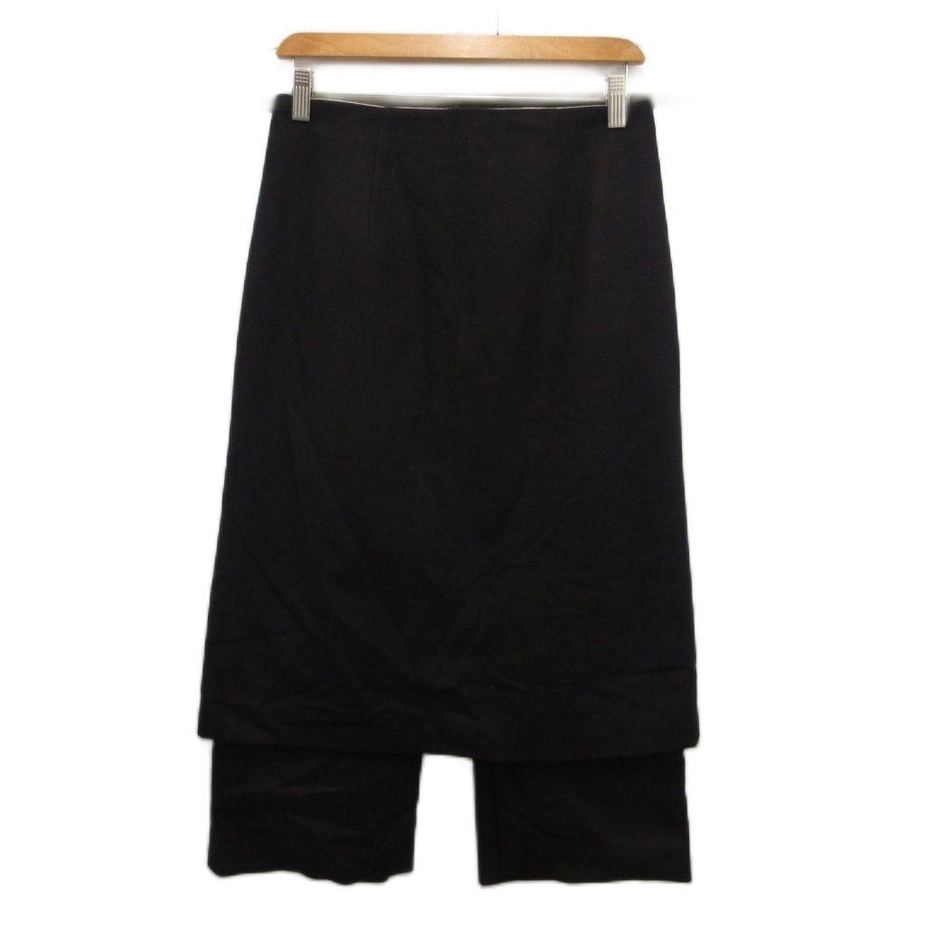 アールト AALTO フ スカート デザインスカート ひざ丈 ウール 36 紫 パープル 61-03-262003 MET2