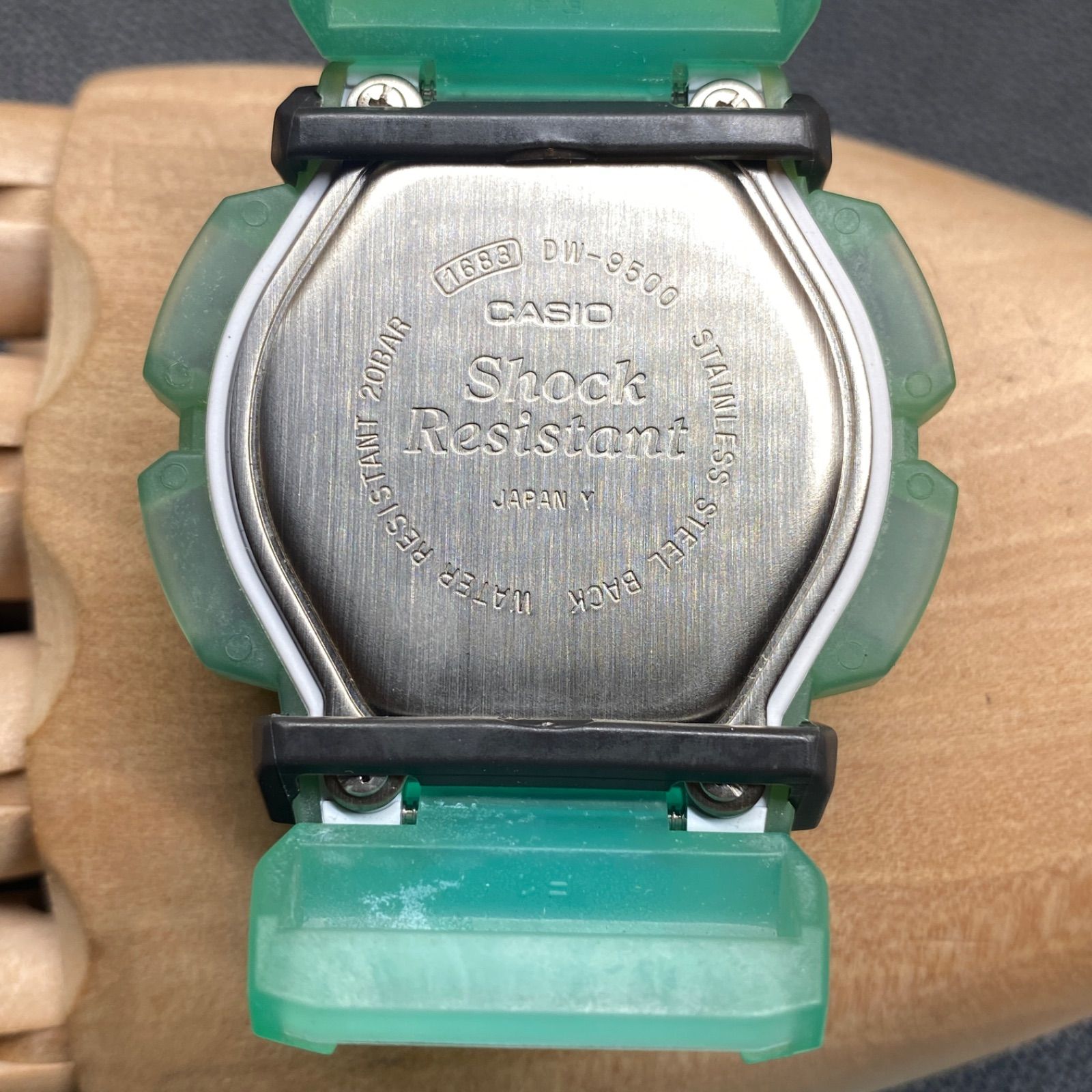 カシオ CASIO DW-9500 G-SHOCK スケルトン グリーン コラボ - メルカリ