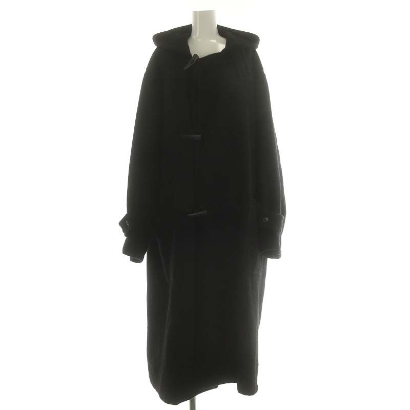 コモリ COMOLI 24AW カシミヤ ダッフル コート ロング アウター フード