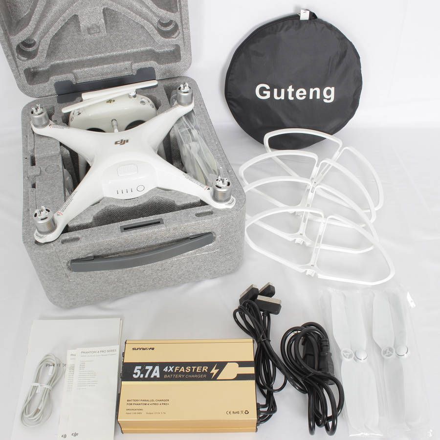 古物商許可証大阪府公安委員会DJI Phantom 4 Pro V2.0 WM331S 予備バッテリー+プロペラ付き ドローン ファントム プロ 本体