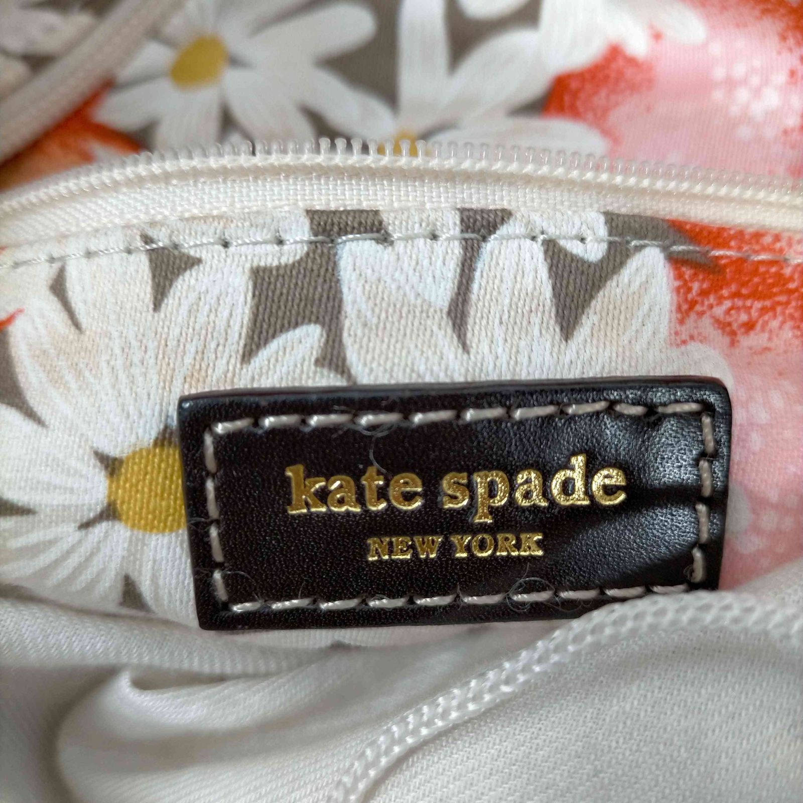 ケイトスペードニューヨーク kate spade NEW YORK 編み込みトートバッグ 裏地花柄 レディース 表記無