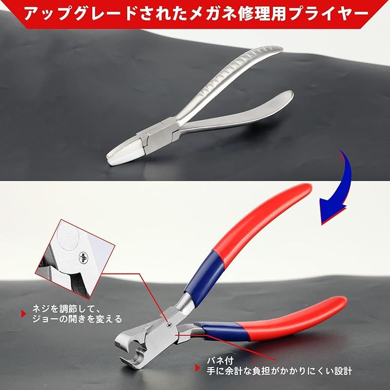 エンドニッパー メガネ