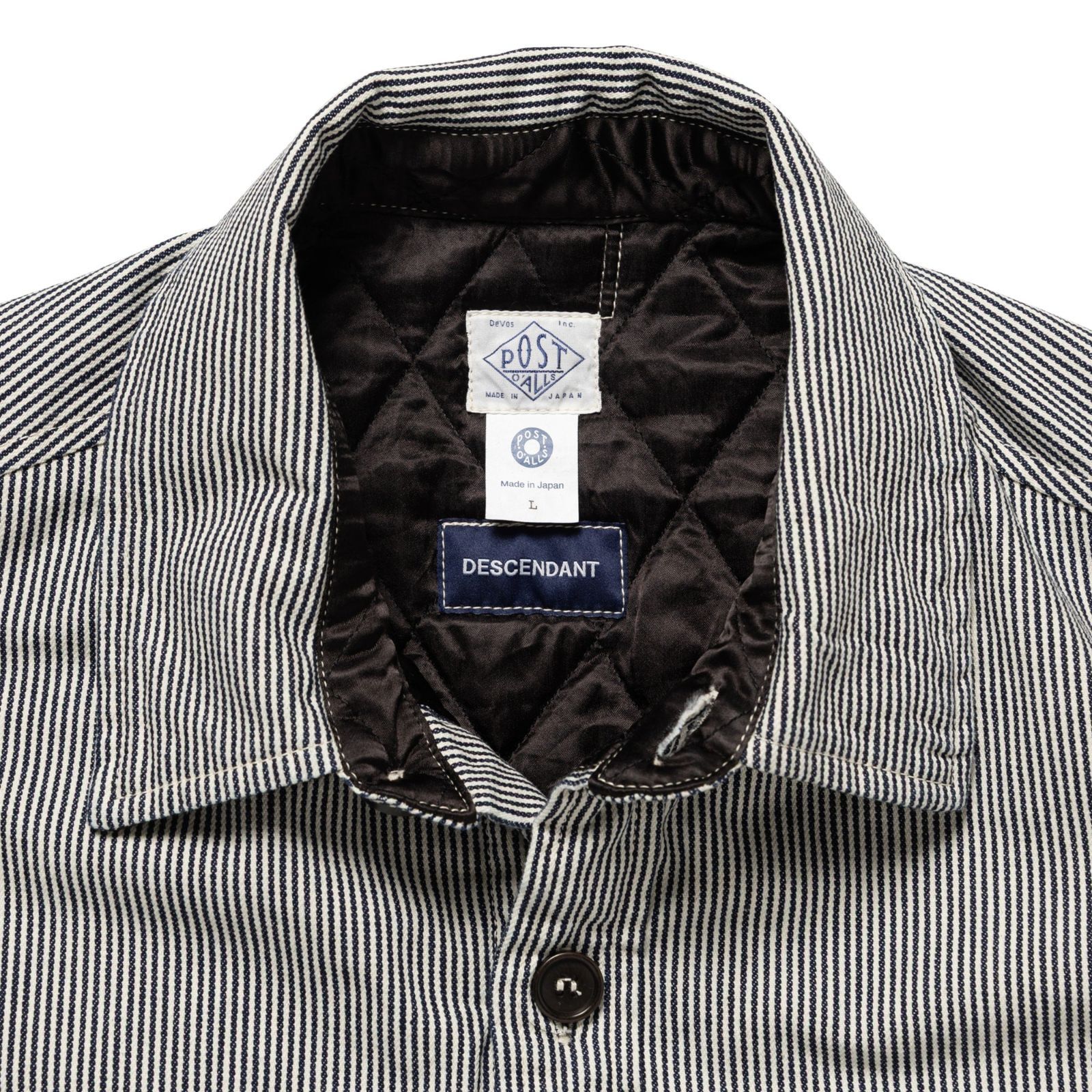 DESCENDANT CRA90 HICKORY STRIPE JACKET POST O