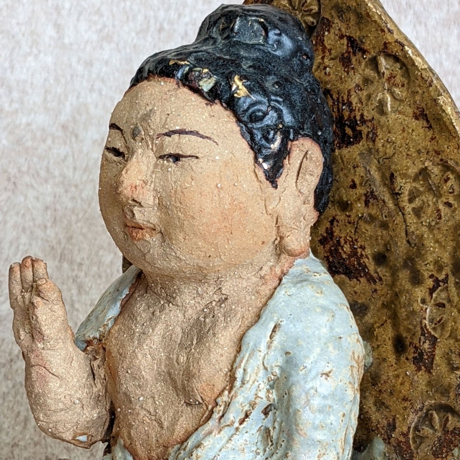 ささきようこさん作陶人形　寿老人未、横綱初日の出戌　2体セット 今年もいよいよ登場です😆 毎年恒例となり、ファンの方も待ちわびる