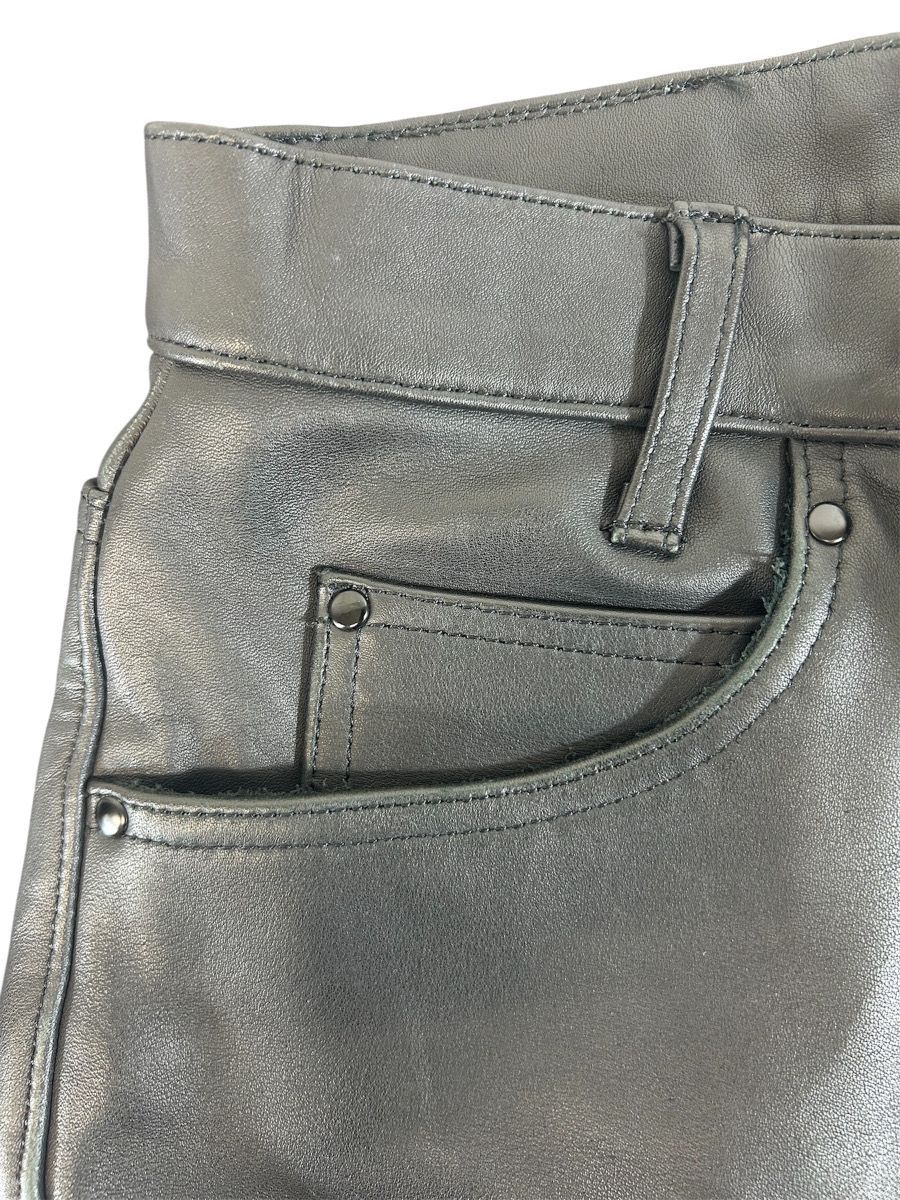KADOYA|カドヤ|レザーパンツ|サイズ31|牛革|韓国製|ブラック|バイクウェア|