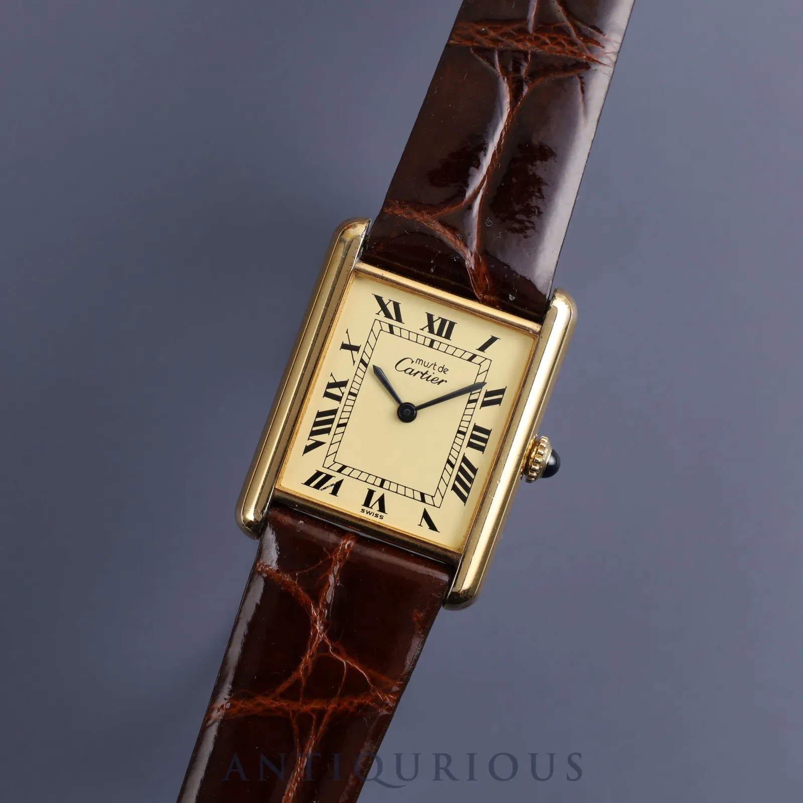 Cartierマストヴァンドーム アイボリー文字盤 QZ/カルティエ/SV925 Cartierマストヴァンドーム アイボリー文字盤 QZ/カルティエ