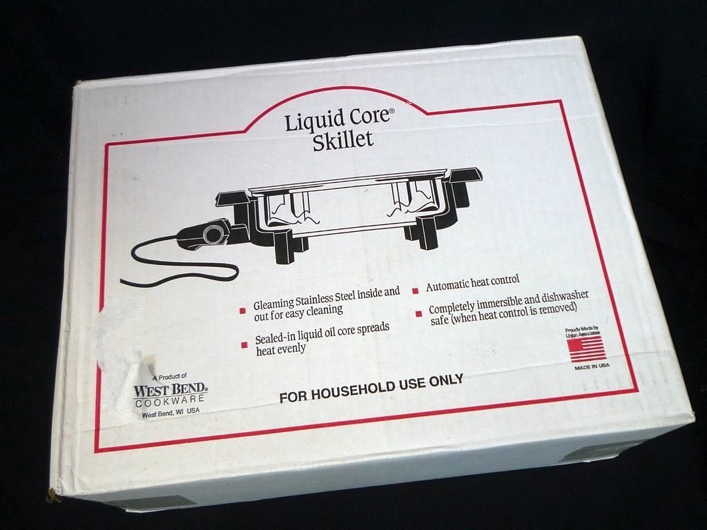 未使用　ロイヤルクイーン　WEST BEND LIQIDCORE 電気スキレット 未使用 ロイヤルクイーン WEST BEND LIQIDCORE 電気スキレット Yahoo