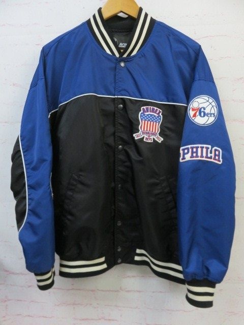 中古】AVIREX×NBA ｱｳﾞｨﾚｯｸｽ×ｴﾇﾋﾞｰｴｰ ﾅｲﾛﾝｼﾞｬｹｯﾄ ﾌﾞﾙｿﾞﾝ 783