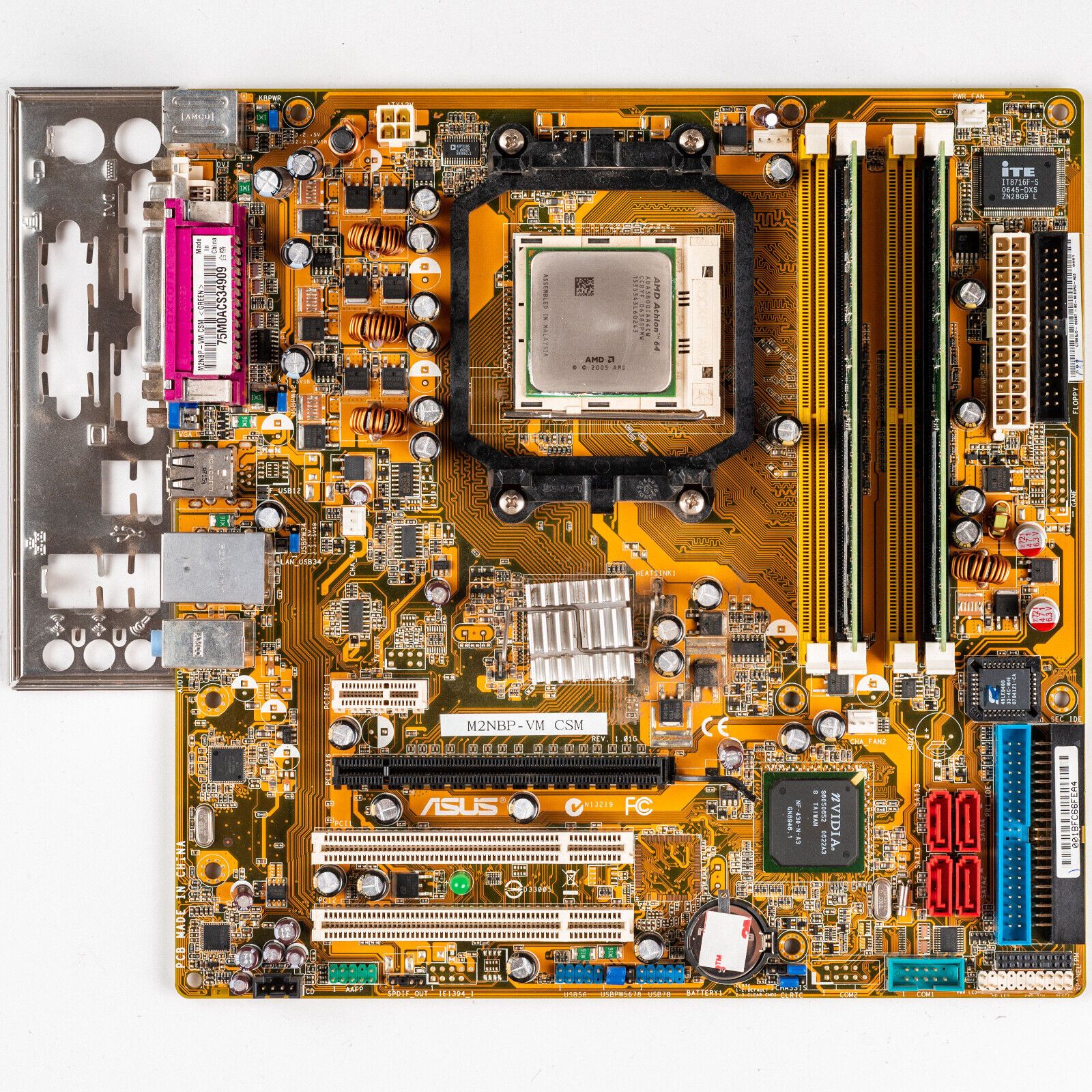 ASUS M2NBP-VM CSM AM2 MicroATX マザーボード DDR2 AMD Athlon 64 Windows XP 対応