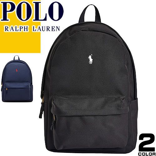 ポロ ラルフローレン Polo Ralph Lauren バックパック リュック メンズ レディース ビッグポニー 通勤 通学 小さめ 軽量 おしゃれ ブランド 黒色 紺色 ブラック ネイビー BIG PONY BACKPACK 9AR047