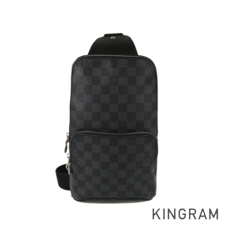 ルイ ヴィトン LOUIS VUITTON ダミエ グラフィット アヴェニュー スリングバッグ N41719 PVC ボディバッグ kkd
