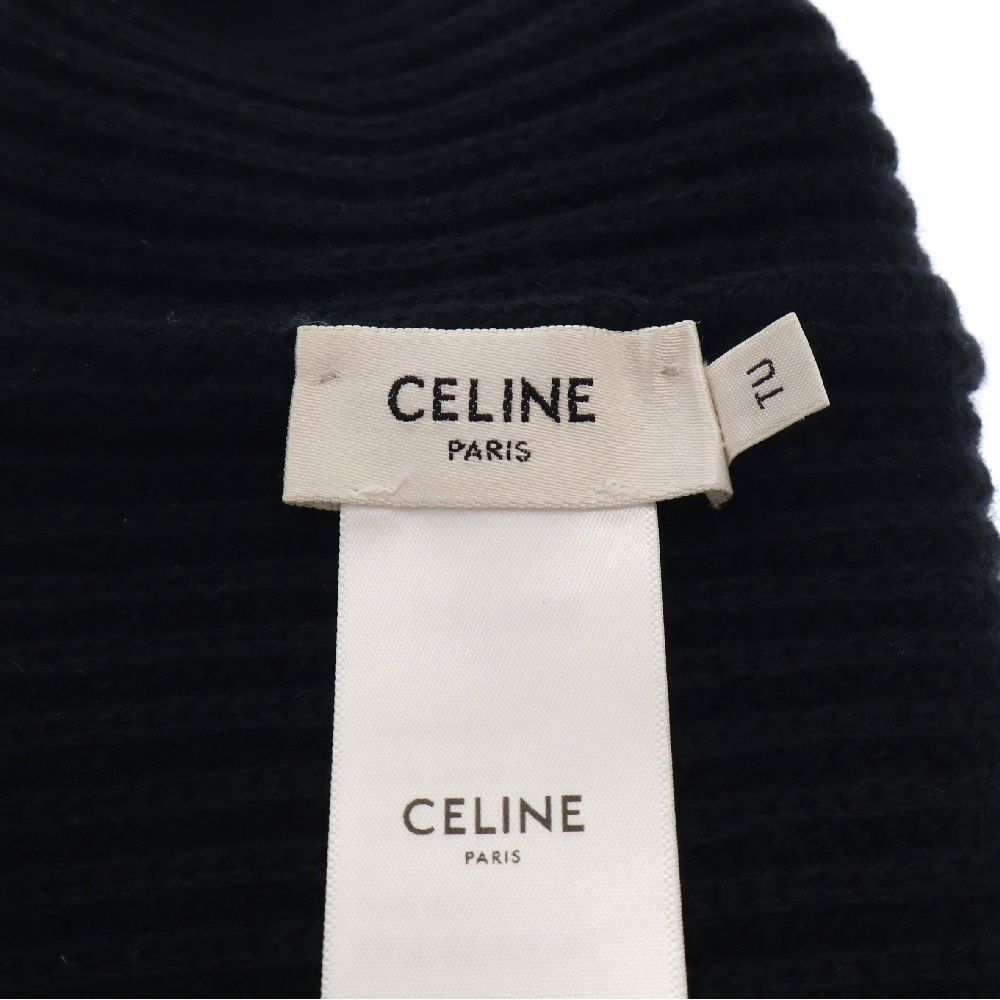 CELINE (セリーヌ) ロゴエンブロイダリー ニットキャップ ニット