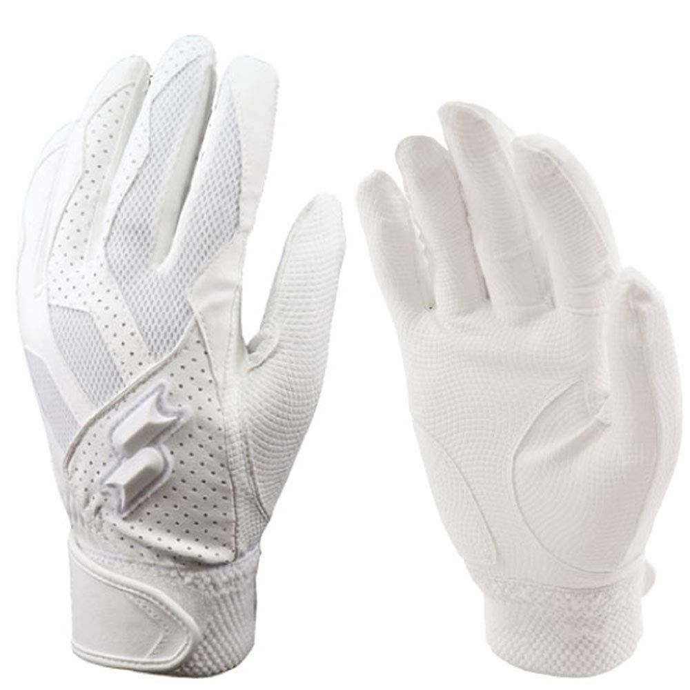 【数量限定】bg3014wf 10 両手用 バッティング手袋 ホワイト 高校生対応 L 【SSK】エスエスケイ