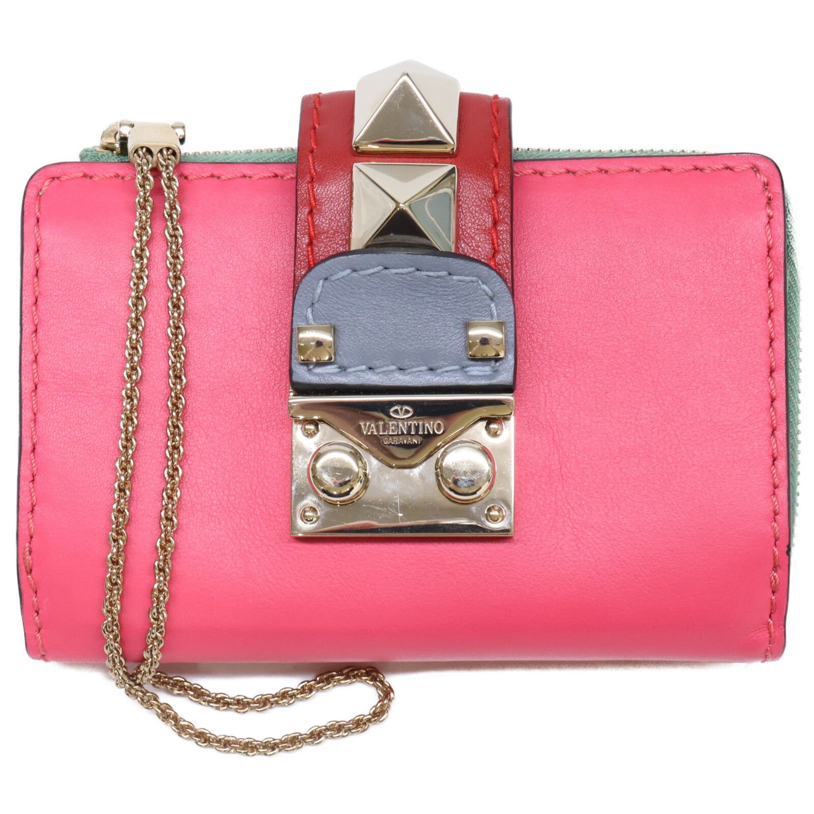 ✨美品✨　VALENTINO　キーケース　スタッズ VALENTINO ヴァレンティノ 【美品】ロックスタッズ - メルカリ
