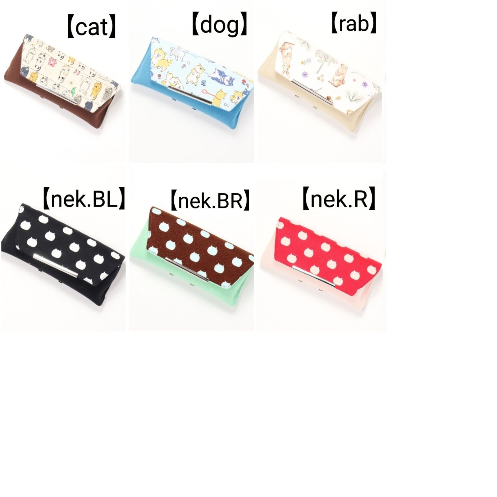 3PL-2-2ラミネートおとめちっく♥レトロガール ファスナーポーチ ペン